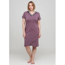 Лілова сукня-футболка Romeo Life однотонна 7303-25